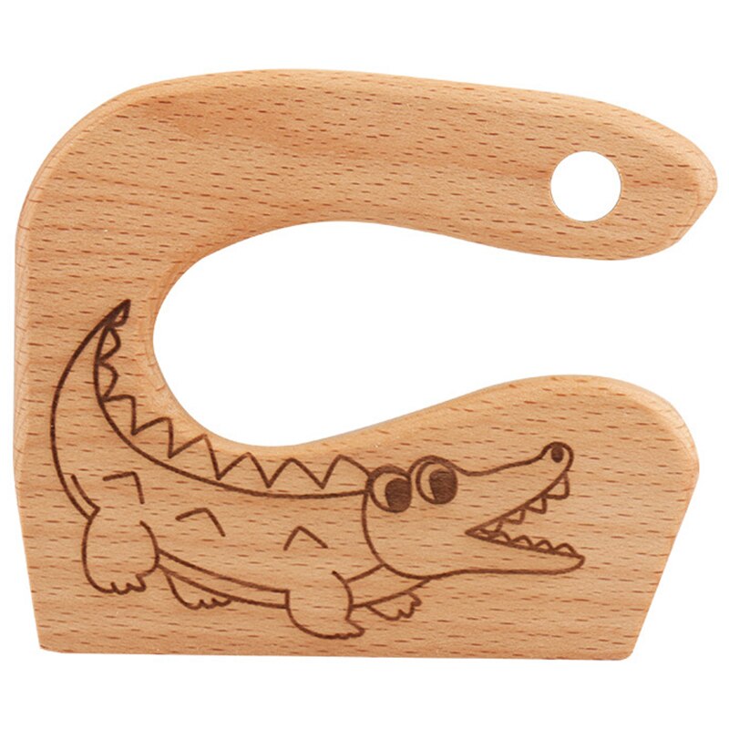 Wooden Kids Kitchen Tools Children's Safe Knives Kids Junior Cooking Utensils for Cooking Cutting Veggies Fruits NOV99: B