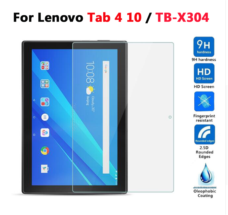 For Lenovo Tab 4 8 10 Plus TB 8504F X304F Protective Glass Tab3 7 710L 710F 710I Tempered Glass Film Tablet Screen Protector: Tab4 10 TB-X304