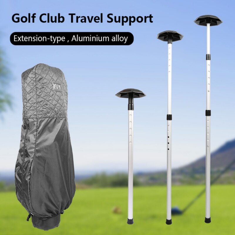 Foldable Golf Club Stiff Arm Travel Bag Support Pole Stick Bar Stretch Bracket Protector Golf Club Stiff Arm