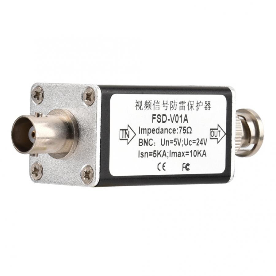 CCTV Video BNC Surge Protector Analog Camera Thunder Arrester Protection Device 24V Surge Protector Arrester