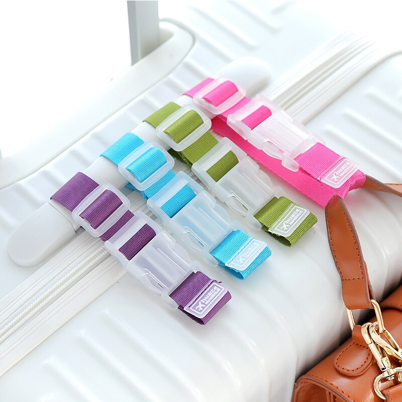 Adjustable Nylon Luggage Straps Luggage Accessories Hanging Buckle Straps Suitcase Bag Straps Travel Supplies Security Products
