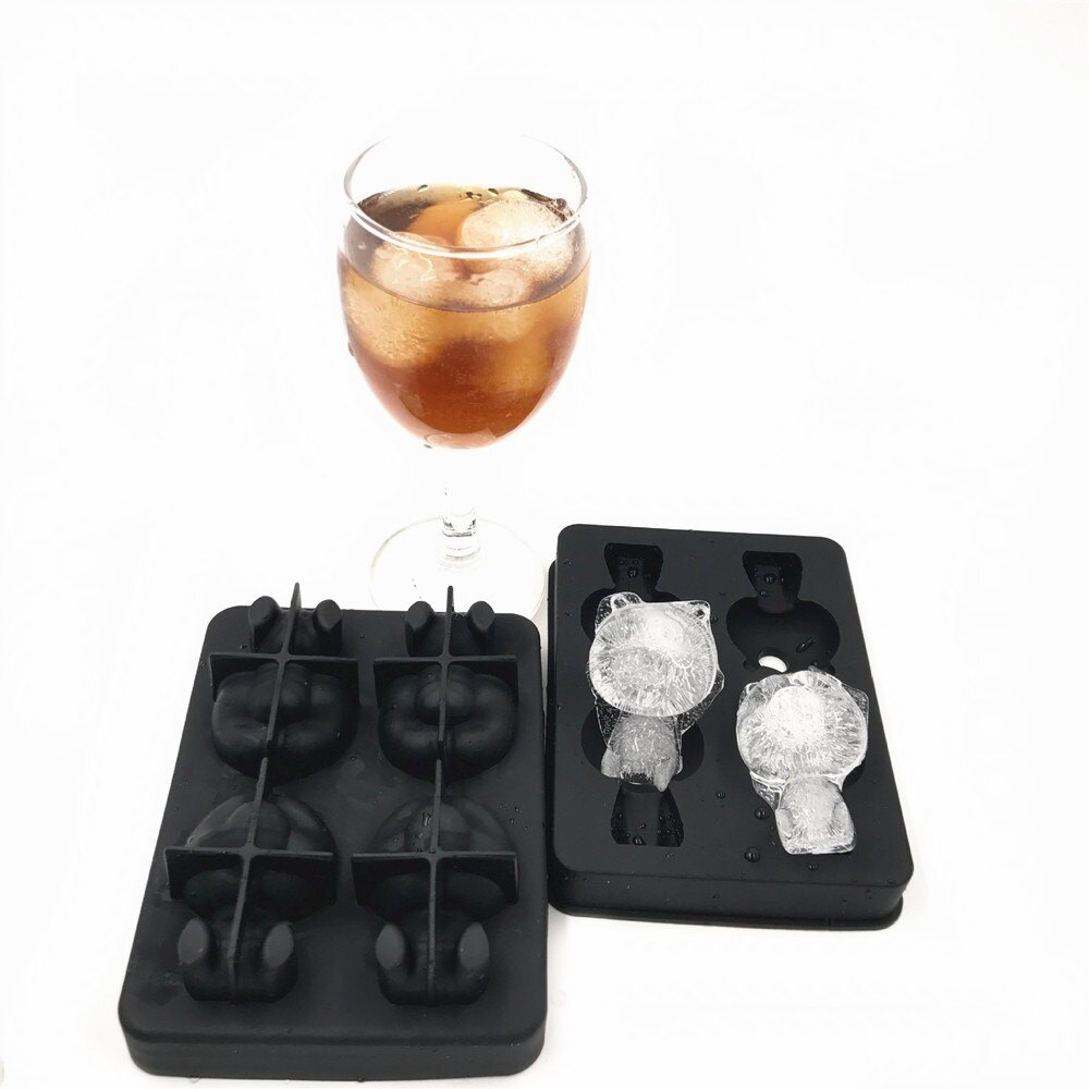 Kostki lodu formy panda kształt lodu pled zamrozić lód, budyń galaretki producenta formy kostki lodu jedzenie stopień silikonowe W712