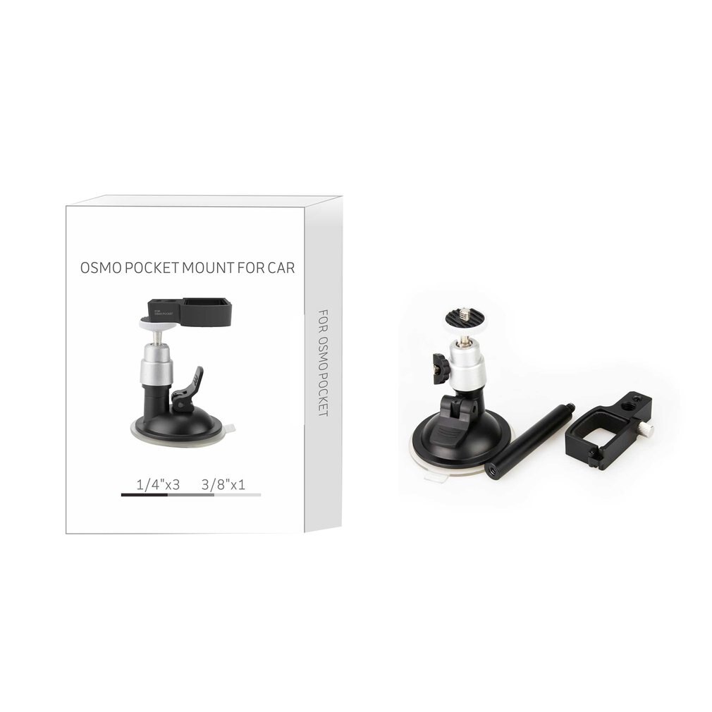 Car Mount for DJI Osmo Pocket Camera Stabilizer Handheld Gimbal Bracket Vehicle Window Suction Cup Mounting Adapter