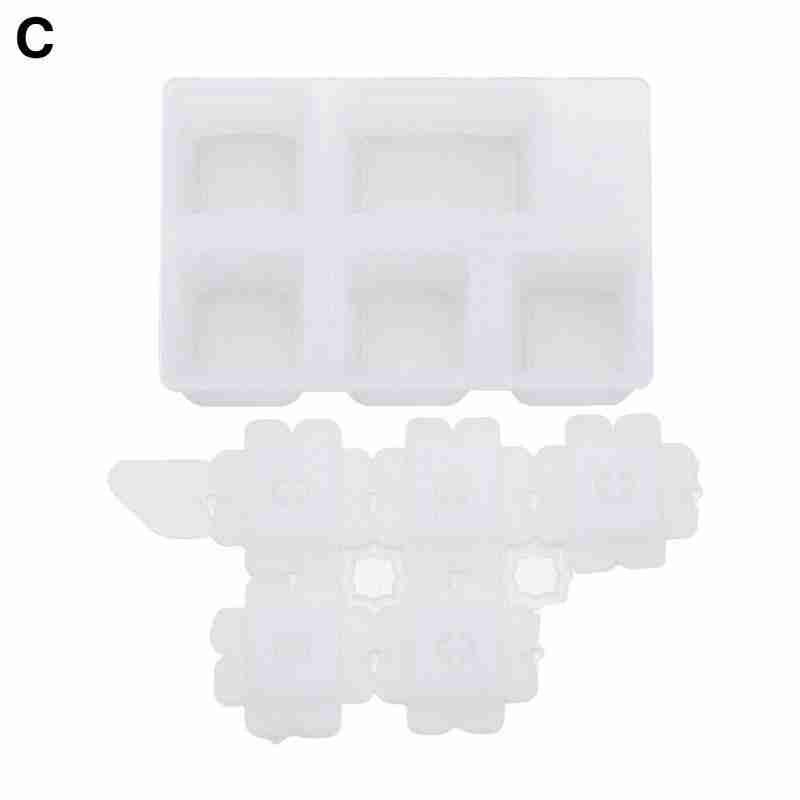 1 PC Manual DIY Mechanical Keyboard Cap Silicone Mold Making Tools UV Epoxy Crystal Crafts Handmade Molds N3T3: C