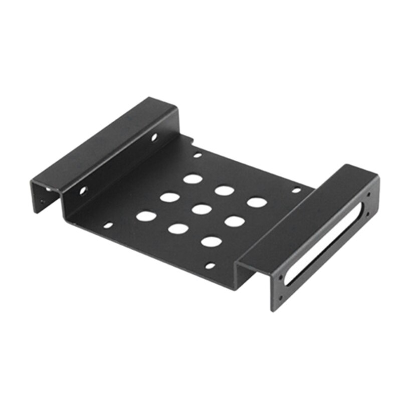 Aluminium 2.5 inch / 3.5 inch Hard Drive Mounting Adapter,Hard Drive Bracket,for 1X 2.5 Inch SSD/HDD to 5.25 Inch PC Bay