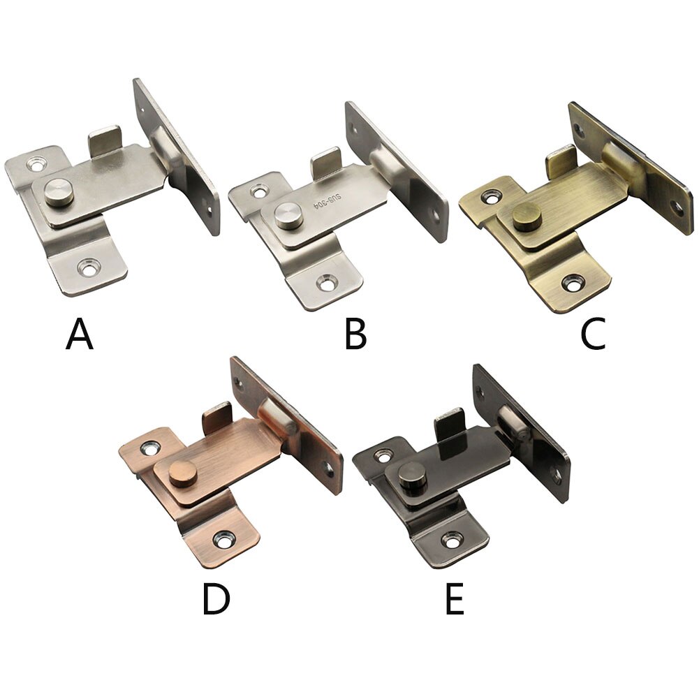 Badkamer Anti-Diefstal Flip Lock Schuifdeuren Schuur Deur Klink Thuis Haakse Rvs Gate Dikke Universele Hasp Venster veiligheid