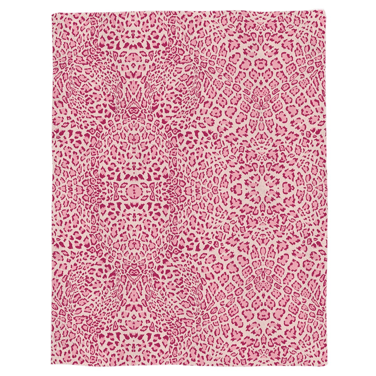 Roze Luipaard Patroon Flanel Fleece Bed Deken Sprei Sprei Bed Cover Soft Lichtgewicht Warme Gezellige Dekens