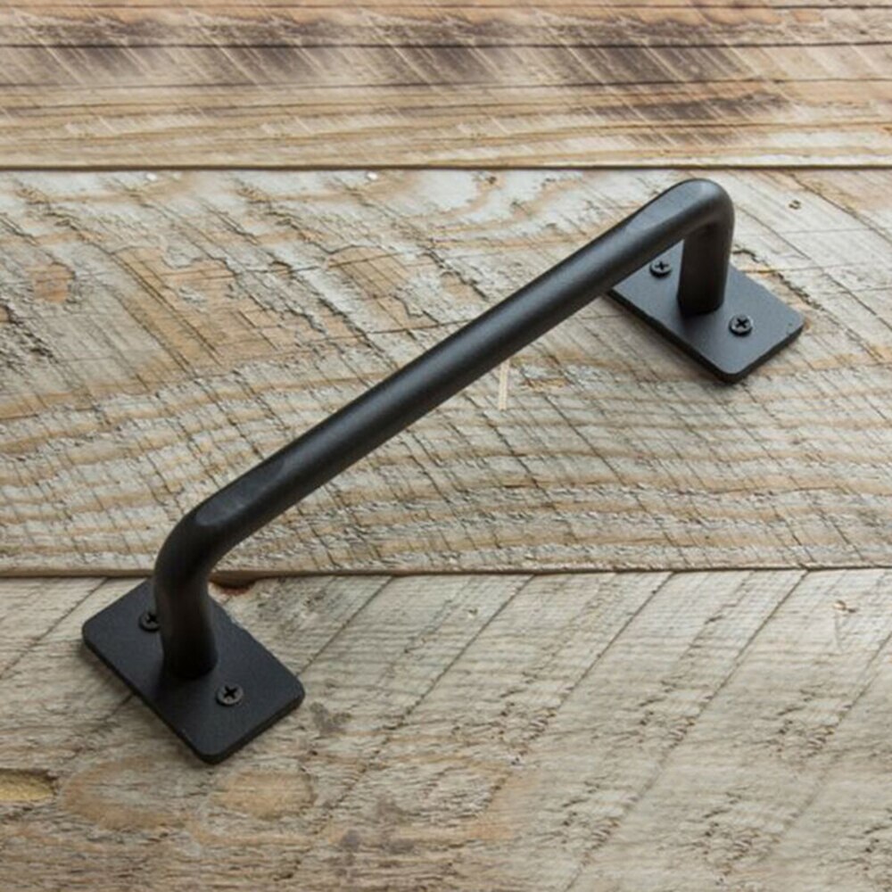 Garageport dørhåndtag hardware jern kunst træk universal glidende hjem indendørs dørhåndtag
