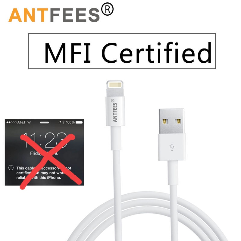Voor Apple Mfi Gecertificeerde Kabel 3 M/1 M 2.4A Data Sync Charger Cord Usb-kabel Voor Iphone 8 7 6 6 S Plus 5 5 S Se Voor Ipad Accessoires