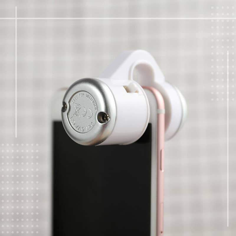 LED Mobile Phone Microscope External Head HD Fisheye Glass Jewelry 30X Zoom Clip-On Universal Cell Lens Camera Magnifier