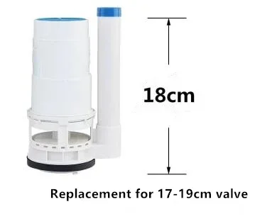 Valve de remplissage de toilette universelle, valve d'entrée et de sortie, pompe, raccords de réservoir d'eau, ensemble de boutons de toilette, accessoires de bain: 8outlet18