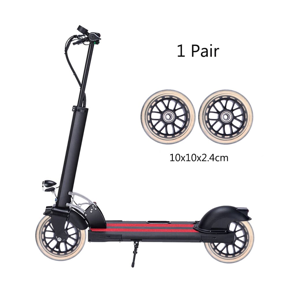 1 Pair Scooter Wheels Multifunctional Durable Practical Replacement Wheels for Baby Swing Car Suitcase Luggage