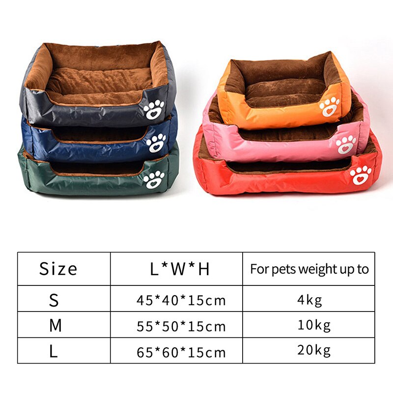 Saco de dormir rectangular para gatos pequeños, sofá para cachorro, cojín para casa, productos para mascotas, accesorios para perros