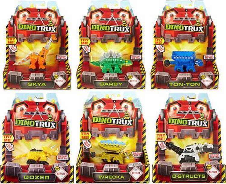 Con scatola originale Dinotrux Dinosaur Truck rimovibile Dinosaur Toy Car Mini modelli regali per bambini nuovi modelli di dinosauri