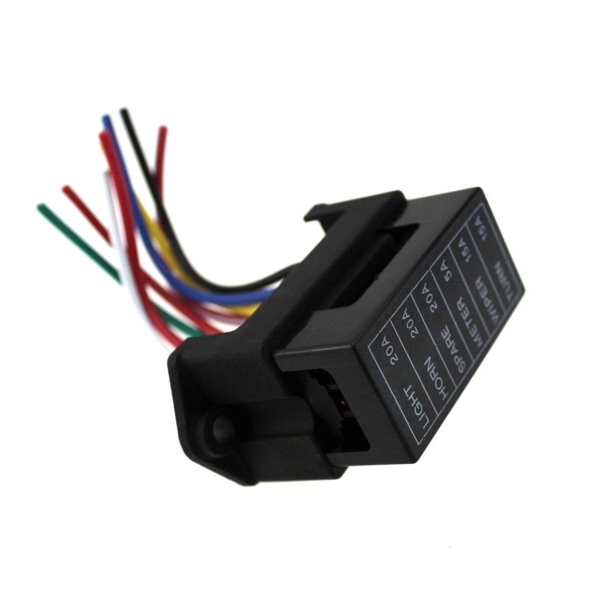 Car Motorcycle Fuse Box with a Line of 6-Channel 2-Band 6 out Waterproof Inserting Piece with Wiring Harness Sales