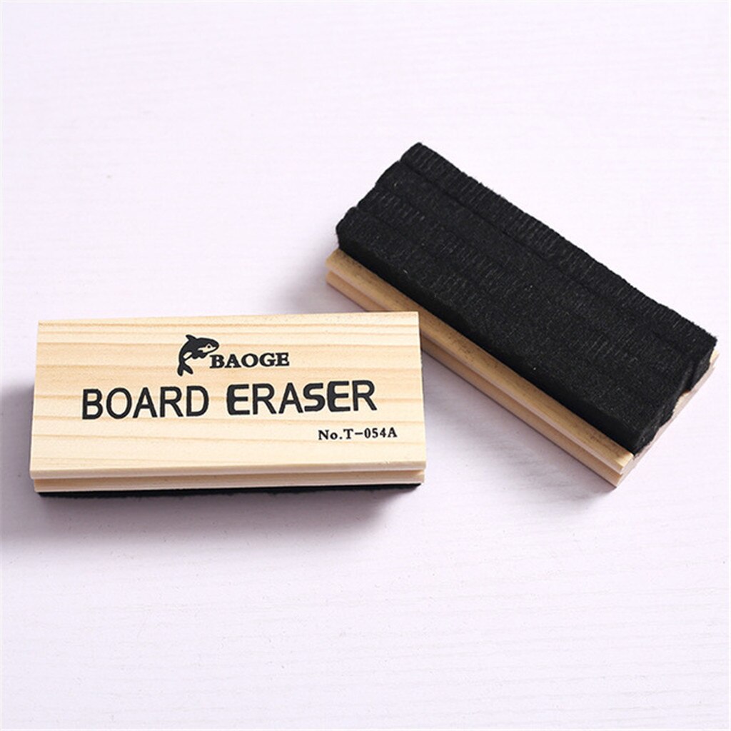 Wooden blackboard eraser chalk large wool felt whiteboard erase teaching blackboard eraser easy to wipe without trace #jew