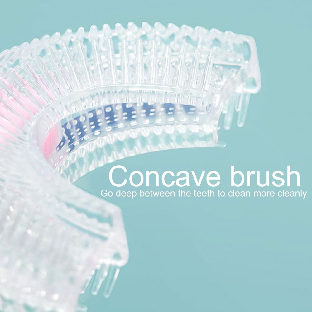 1 Pc Baby Toothbrush Cartoon Shape Suction Cup Bottom Silicone Infant Manual Cleaning Toothbrush BPA free for Gum Care 2-14Y