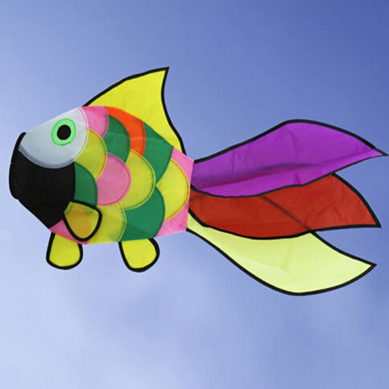 Rainbow Fish Kite Windsock Outdoor Garden Decor Kids Line Laundry Kids Toys