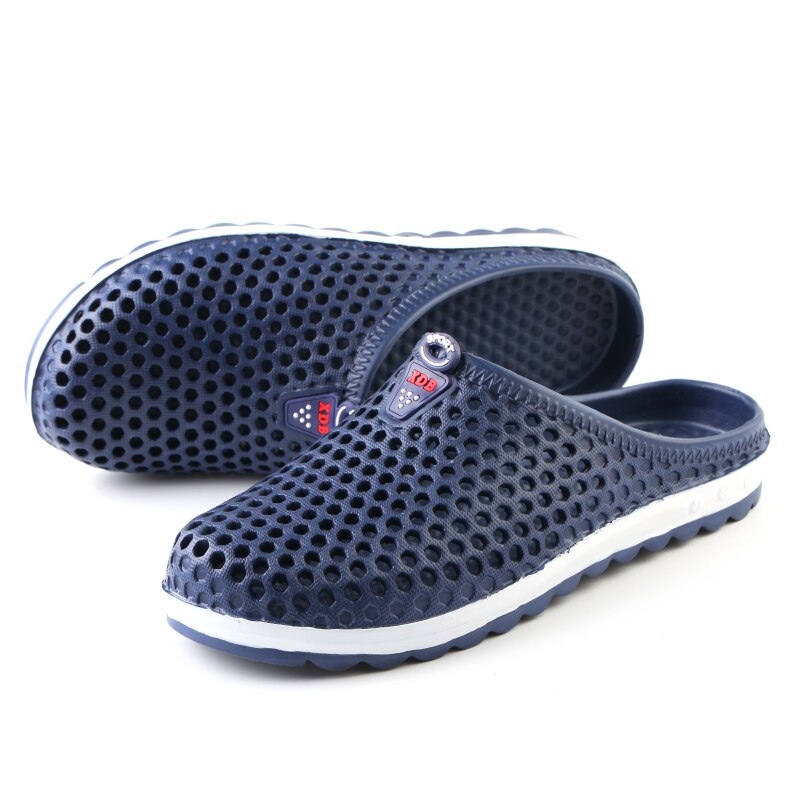 FLIOZY Slip-On tuinklompen voor dames en heren, duurzame, comfortabele outdoorschoenen, waterdichte klompen voor strand, tuinieren en dagelijks gebruik, Zwart, 39 EU