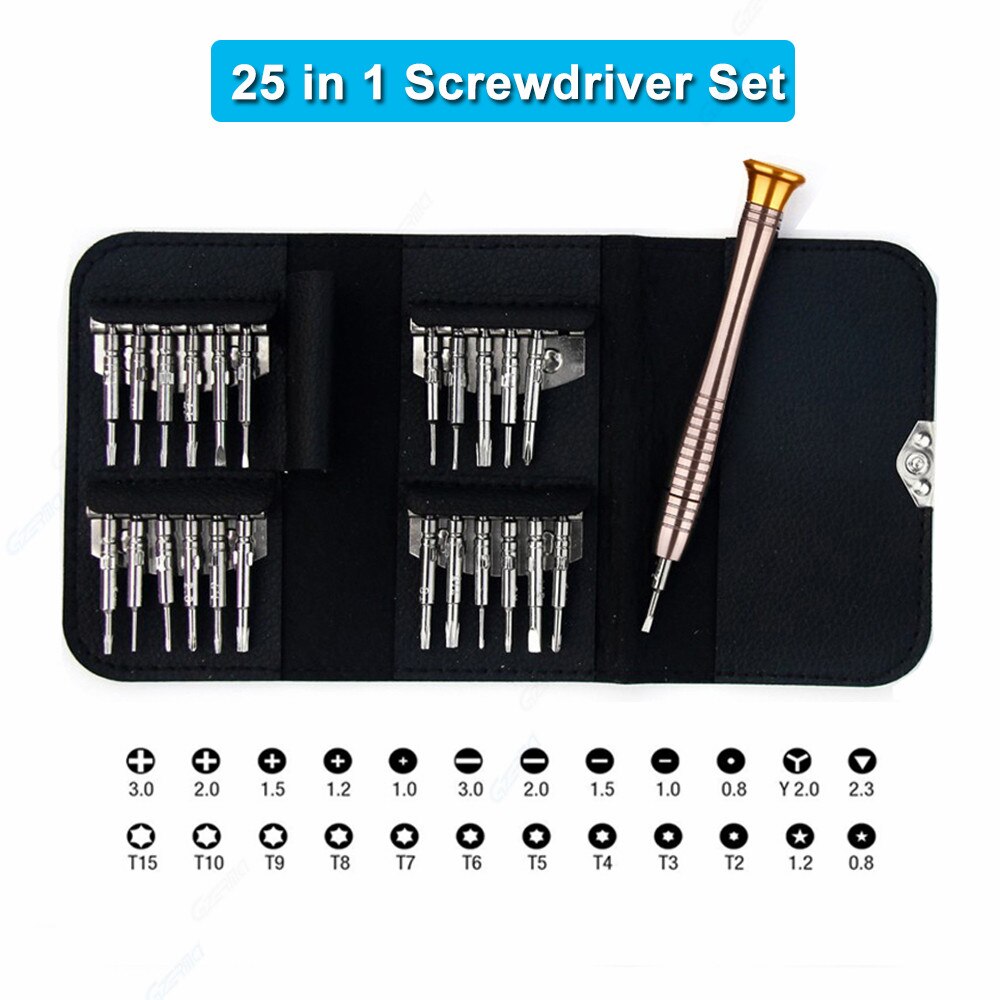 Gzerma Mobiele Telefoon Pry Opening Demontage Gereedschap Spatel Schroevendraaier Set Reparatie Tools Kit Voor Macbook Air Pro Tablet Mobiele Reparatie