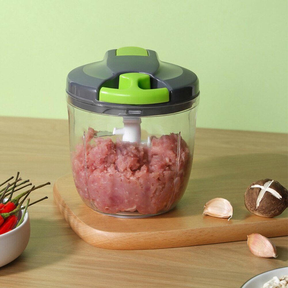 Kitchen Manual Food Processor Shredder Garlic Vegetable Meat Chopper Slicer Mincer Tool Seasoning Masher Spice Chopper Tool