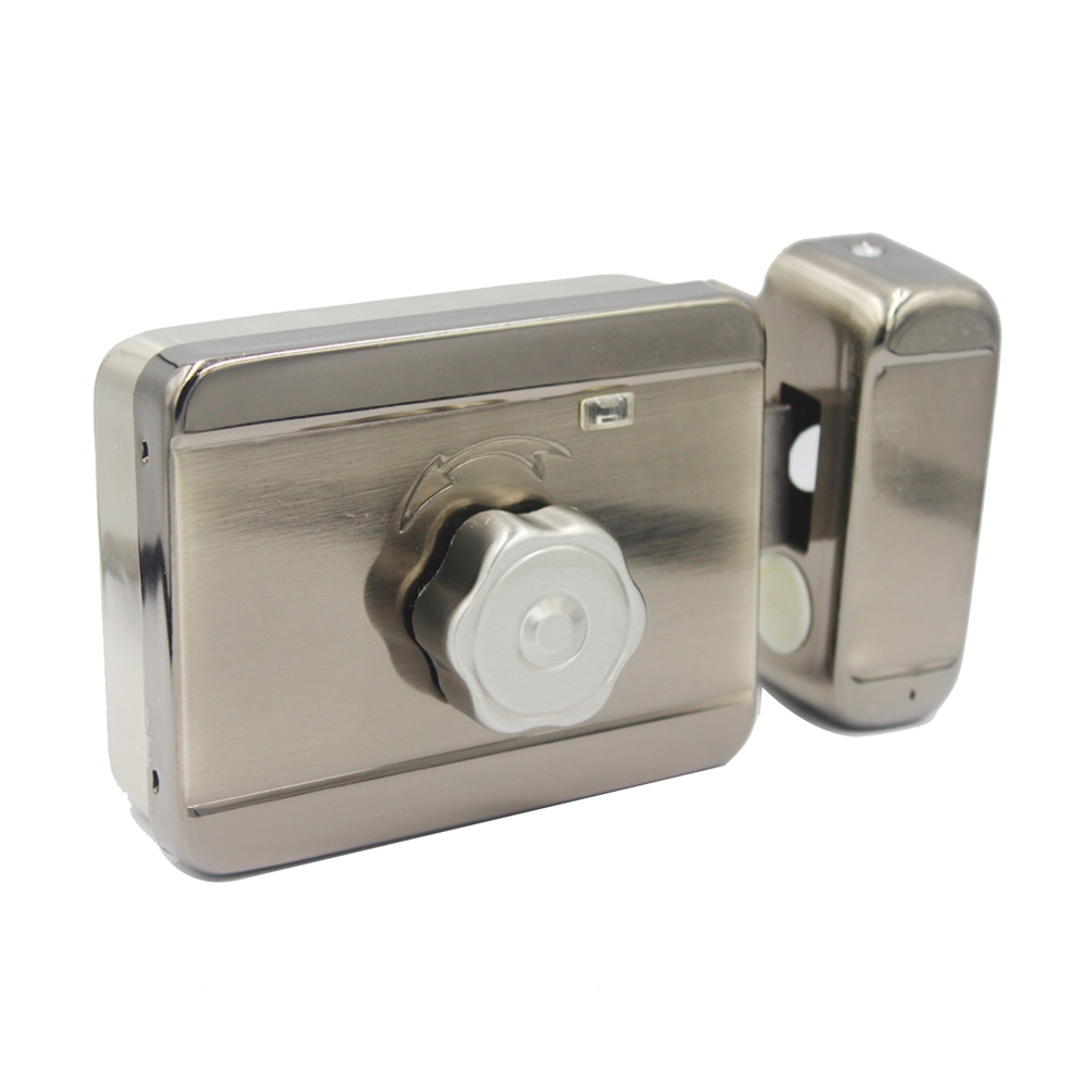 DC12V serratura elettrica intelligente silenziosa sicura serratura a testa singola serratura elettronica silenziosa intelligente per sistema di controllo accessi