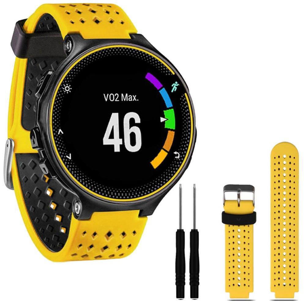 15 farben Silikon Strap Für Garmin Forerunner 235 Band strap Für Garmin Forerunner 220/230/235/620/630/735XT/235Lite Zubehör