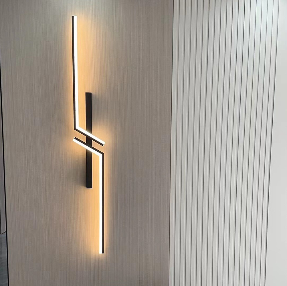 Nowoczesna zdalnie ściemniana lampa ścienna Led minimalistyczna sypialnia nocny kinkiet ścienny oświetlenie Led telewizor do salonu Sofa tło