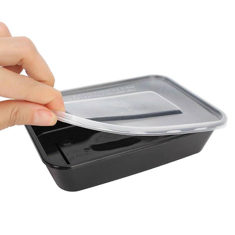 10 Pcs Microwavable Voedsel Maaltijd Opslag Containers Herbruikbare Lunchboxen Bento Box