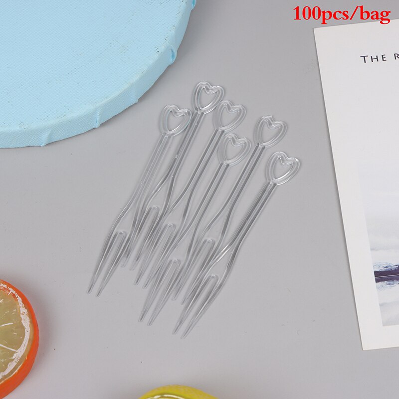 7 Pieces/Set Cute Mini Animal Cartoon Food Pick Kids Snack Cake Dessert Food Fruit Fork Brand Portable Practical: TP