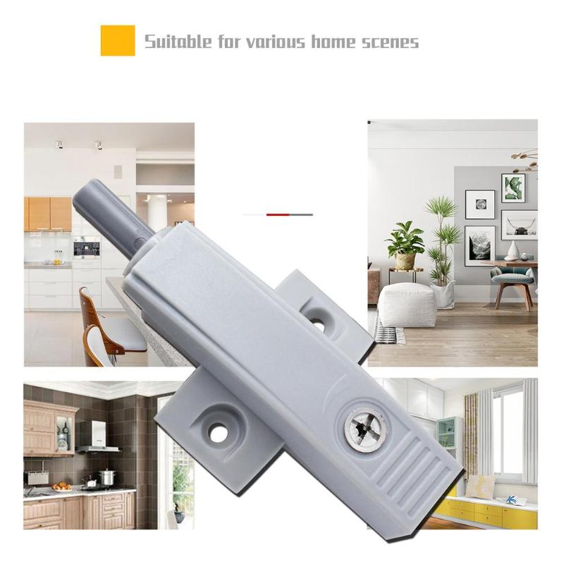 Kitchen Cupboard Door Stop Closer Stoppers Damper Buffer Cabinet Catches ABS Soft Quiet Close Closer Damper With Screws