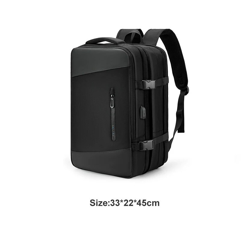 Reisrugzak voor dames Heren Reistas Waterdichte wandelrugzak College-laptoprugzak voor reizen op het vliegtuig Uitbreiding