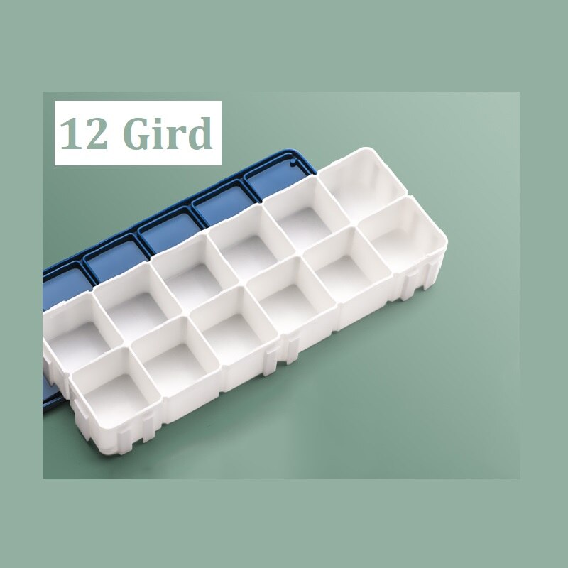 12/24/36/48 Lattice Rubber Cover Pigment Palette Gouache Watercolor Acrylic Pigment Block Box: 12 case
