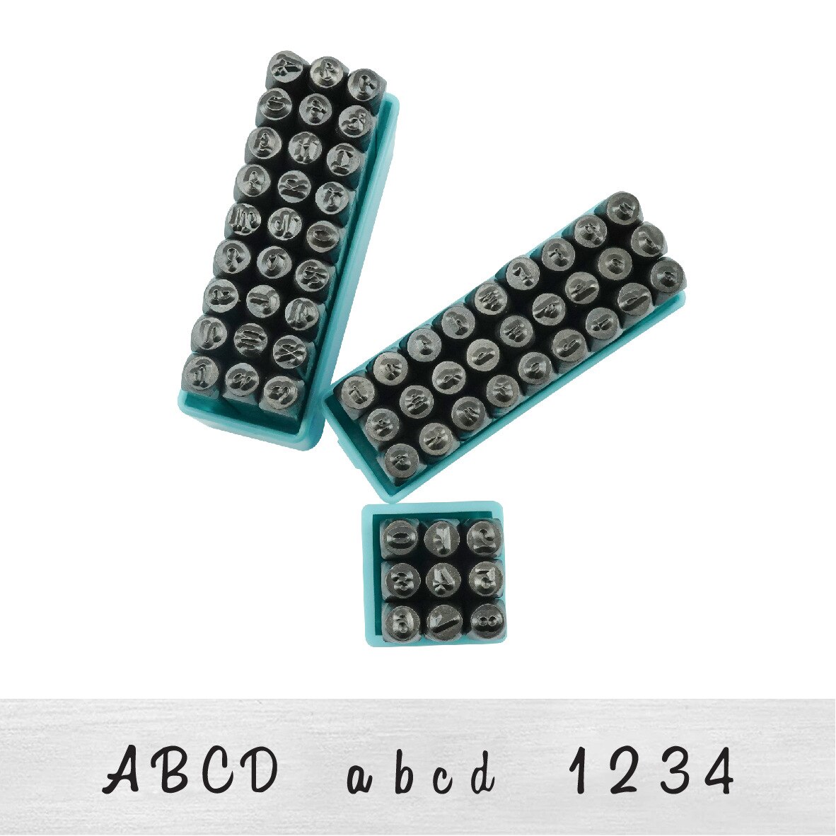 3mm Jewelry Metal Stamping Set Letter Number Steel Punching Kit DIY LOGO Alphabet Bracelet Ring Stamp Leather Silver Branding