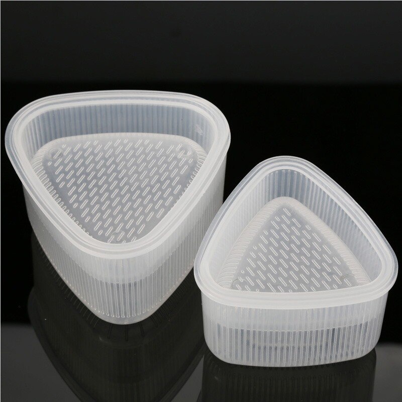 Moule pour Sushi, forme triangulaire, boule de riz, à pression, 1 ensemble, accessoires Bento de cuisine japonaise