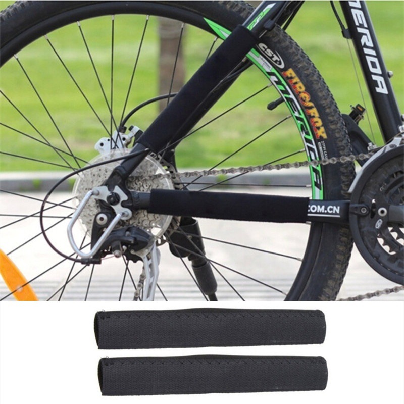 Fiets Frame Bescherming Ultralight Bike Frame Protector Chain Achtervork Guard Cover Fietsen Chain Cover Black Fiets Accessoires