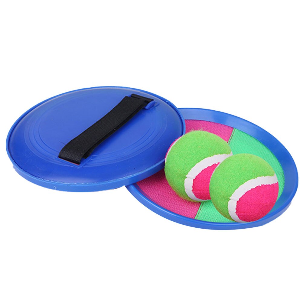 1 Set Toss de pelota pegajoso tonto objetivo tirar la bola al aire libre interactivo juguete (1 par bola objetivo y 4 Uds bola)