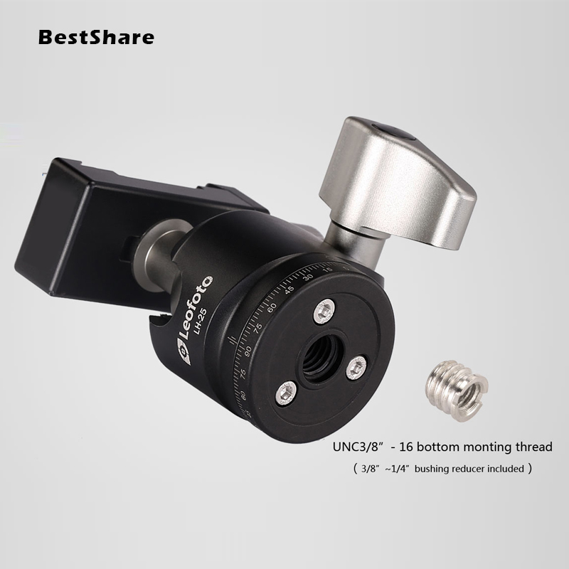 Camera Tripod Aluminum Alloy Ball Head Panoramic with Arca-swiss quick release palte as RRS