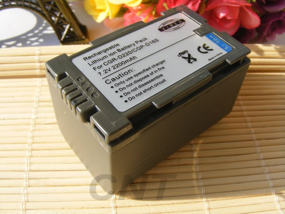 2X Battery for Panasonic CGR-D54 AG-DVX100B AG-HVX200 CGR-D16S CGR-D220