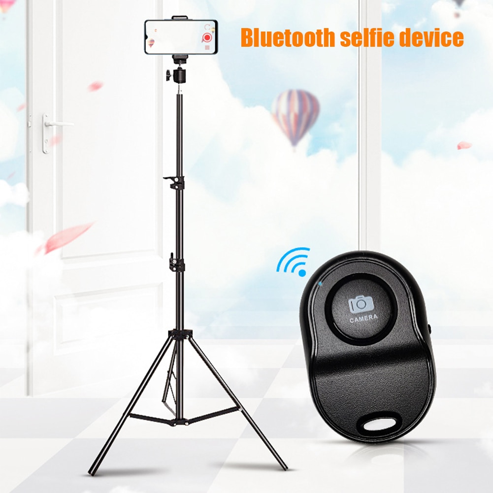 Mini pulsante telecomando compatibile Bluetooth Controller Wireless autoscatto fotocamera Stick rilascio otturatore telefono foto Selfie