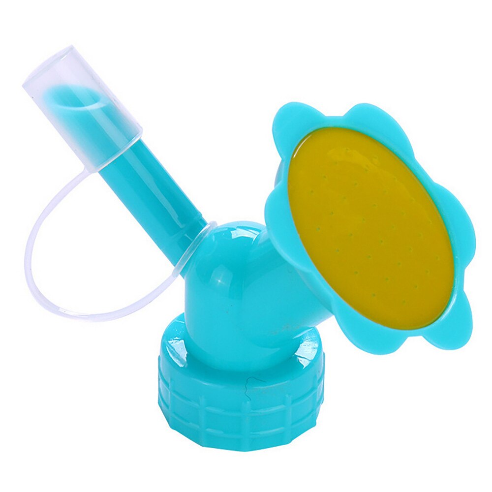 Water Kan Tuin 2In1 Plastic Sprinkler Nozzle Voor Bloem Waterers Fles Gieters Sprinkler: Blauw