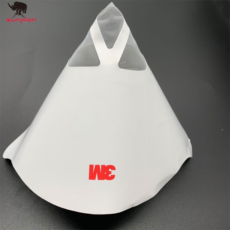 20pieces 3D printer Filter Photocuring Consumables Resin White Paper 3D Printer Thicker Funnel