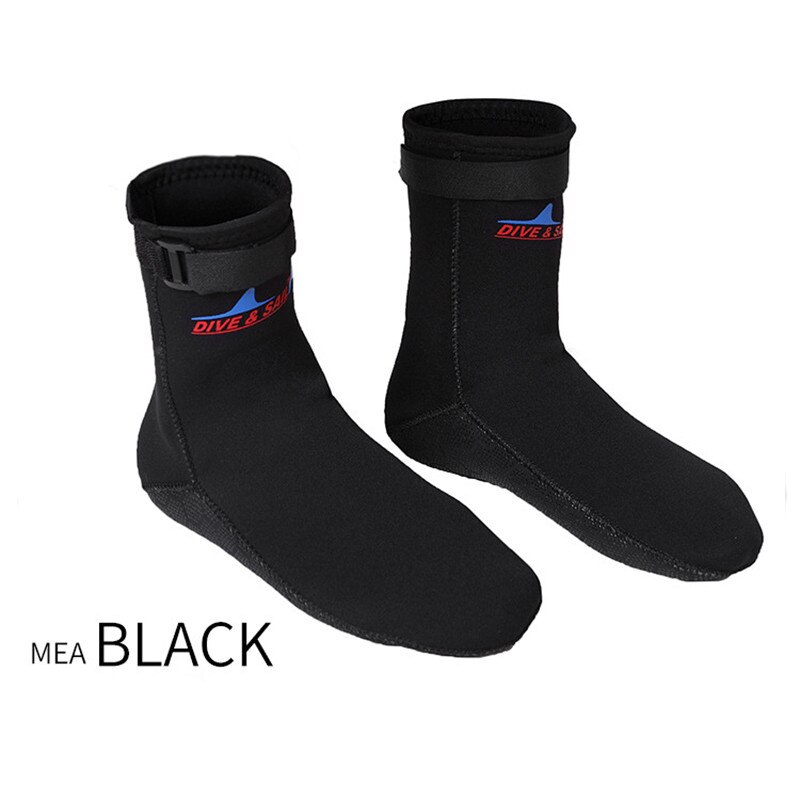 3Mm Neopreen Sokken Duiken Anti-Slip Zwemmen Laarzen Sok Snorkelen Water Schoenen Surfen Laarzen Warme Sok Zwemmen Strand sok: Black / Xl