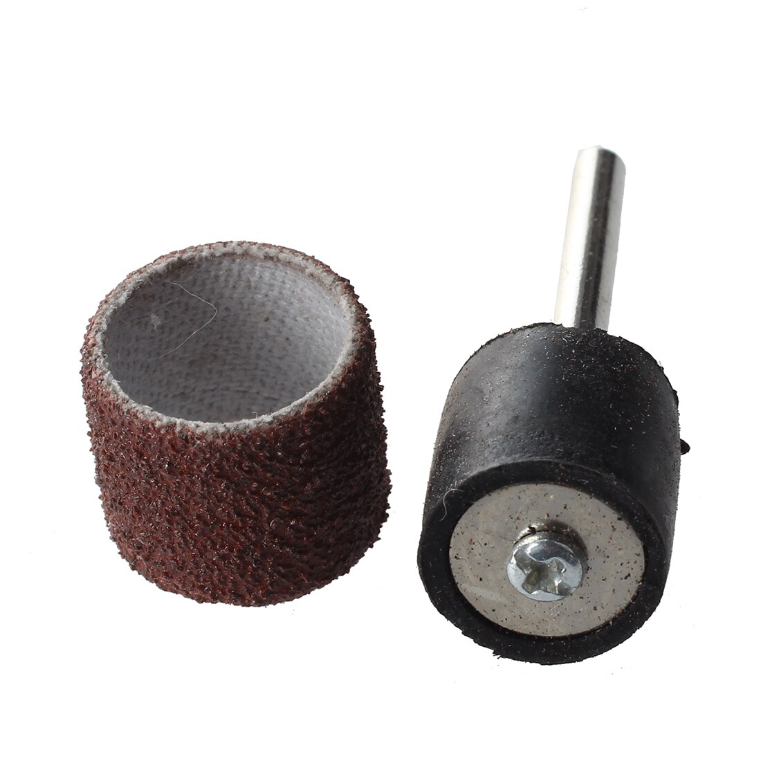 100pc 1/2" Sanding Bands Kit with 2 Sanding Drum Mandrel For DREMEL Rotary Tools