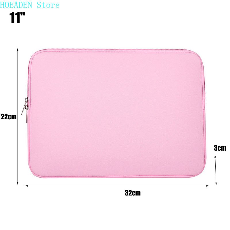 Coque pour Ordinateur Portable et Tablette 12, 13, 14, 15 et 15,6 Pouces, Étui à Fermeture Éclair, Compatible avec Macbook AIR et PRO Retina: Pink 11 Inch