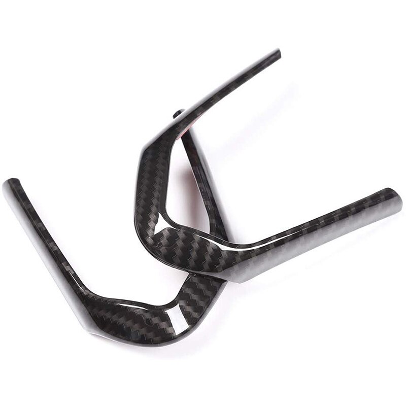 Auto Lenkrad Dekoration Rahmen Zubehör Abdeckung trimmen Kohlenstoff Faser Stil für BMW F20 F22 F21 F30 F32 X5 F15 x6 F16 M-Sport