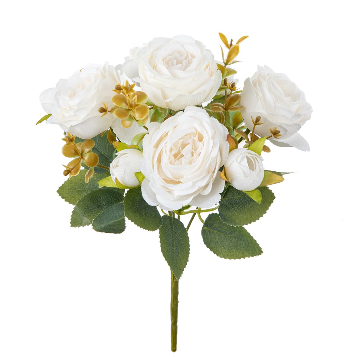 Konstgjord blomma växt pion gör-det-själv jul hem festival fest utomhus trädgård bågdekor bröllop brudbukett