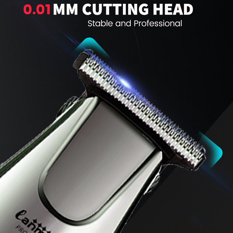 Lanmoda Bald Clipper for Men Barber Electric 0 MM Hair Trimmer Type-c Beard Trimmer Haircut Machine Shaver Razor