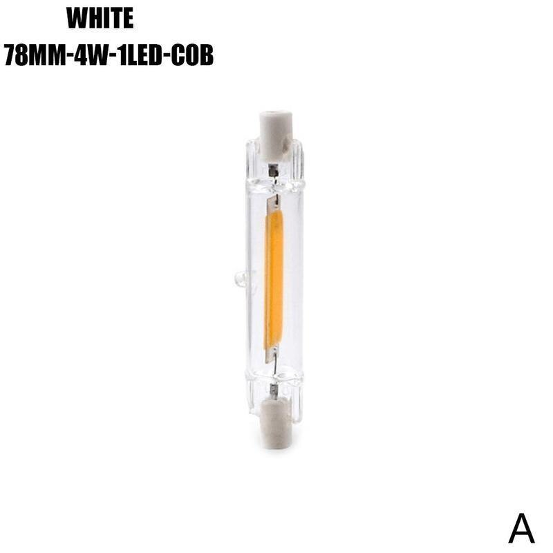 78mm/118mm r7s led glaskåpa 360- graders dubbla ändar glasbas cob belysning glödlampa lock landskap dekoration överträffa  x4 i 5