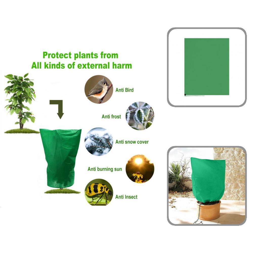 Great Well Protected 6 Styles Plant Cover Tree Shrub Plant Protecting Warm Cover for Home Frost Protection Bag